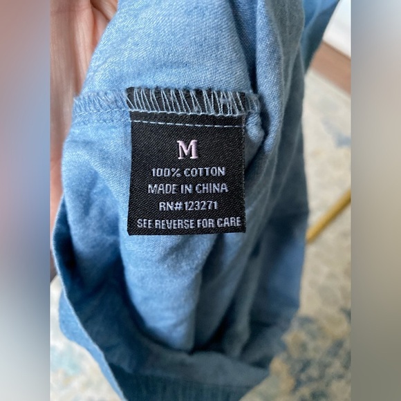 100% Cotton Denim Romper Jumpsuit Boho Summer Beach Justify Vaca Resort Travel - Picture 9 of 10